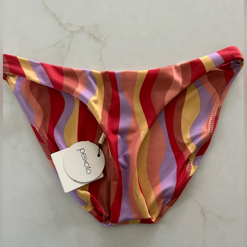Peixoto Bella Bikini Bottoms‎ Full Coverage NWT